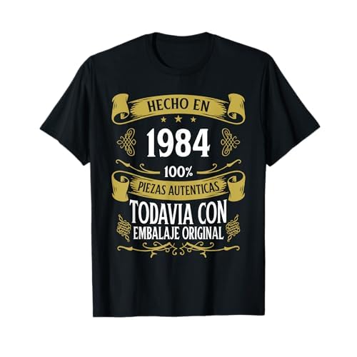 40 Años Cumpleaños Regalo Hombre Hecho En 1984 Hombre 1984 Camiseta