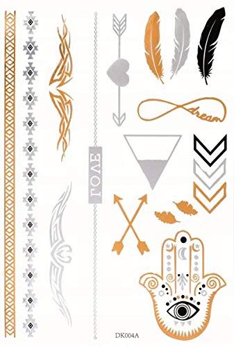 Preisvergleich Produktbild Metallic Tattoo 145x205mm 504