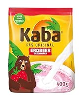 Kaba Erdbeer 400g Beutel Trinkpulver, das Original Erdbeermilch-Pulver zum Anrühren in kalter und warmer Milch