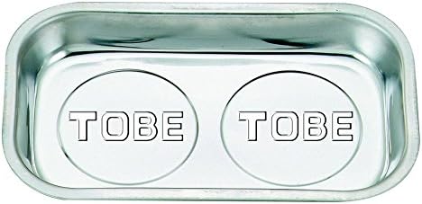 Tobe Magnetic Collector Stainless Steel Tray - Silver, Small