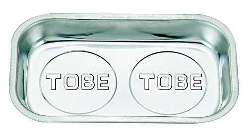 Tobe Magnetic Collector Stainless Steel Tray - Silver, Small