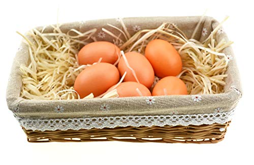 Chhr Wooden Chicken Faux Fake Eggs, Kitchen Decor Fake Food Dummy House Decor (6) #TOP5