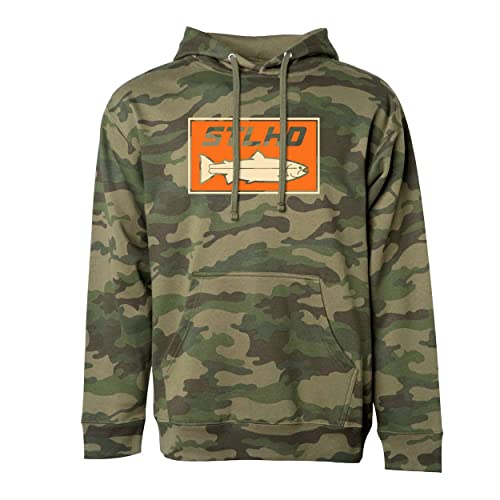 STLHD Men's Woodlands Camo Standard Hoodie - Camo - 2XL