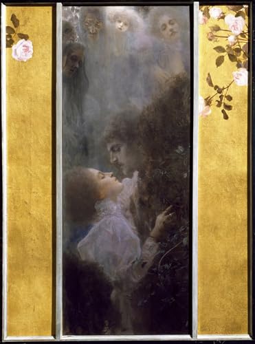 Tableau Klimt Allégorie de la peinture pour transformer un mur vide