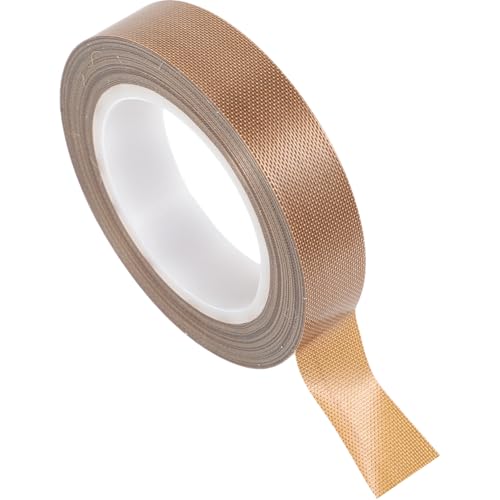 SHINEOFI Cinta de Ptfe para Selladora al Vacío, Cinta Selladora Manual de 13 Mm X 10 M, Resistente a Altas Temperaturas y Aislamiento Térmico, Reemplazo para Máquina de Sellado Industrial