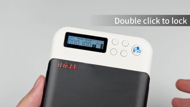 Cassa Di Sicurezza A Tempo Con Lucchetto – Timer Da 1 Minuto A 30 Giorni, 2 Modalità, Per Gestire Dipendenze Da Smartphone, 23,9 X 13,1 X 9,6 Cm, Bianca