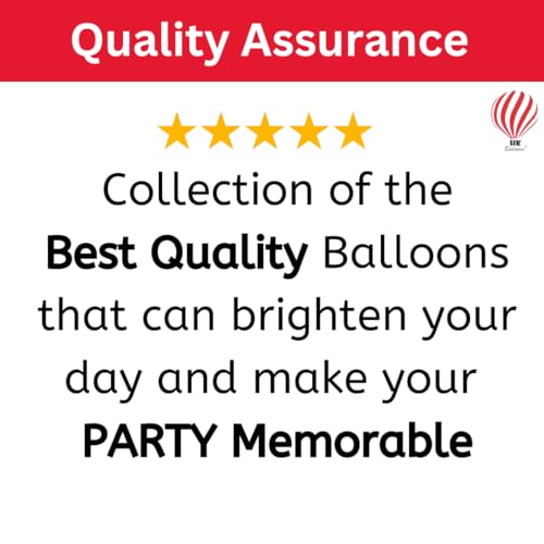 Image of HK Balloons Heart Shaped Balloon (Red) - Pack of 50