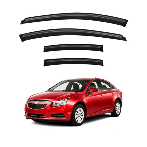 Image of Rain Guards Window Visor for 2011-2015 Chevy Cruze Out-Channel