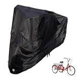 Funda para triciclo para adultos, cubierta de bicicleta a prueba de polvo