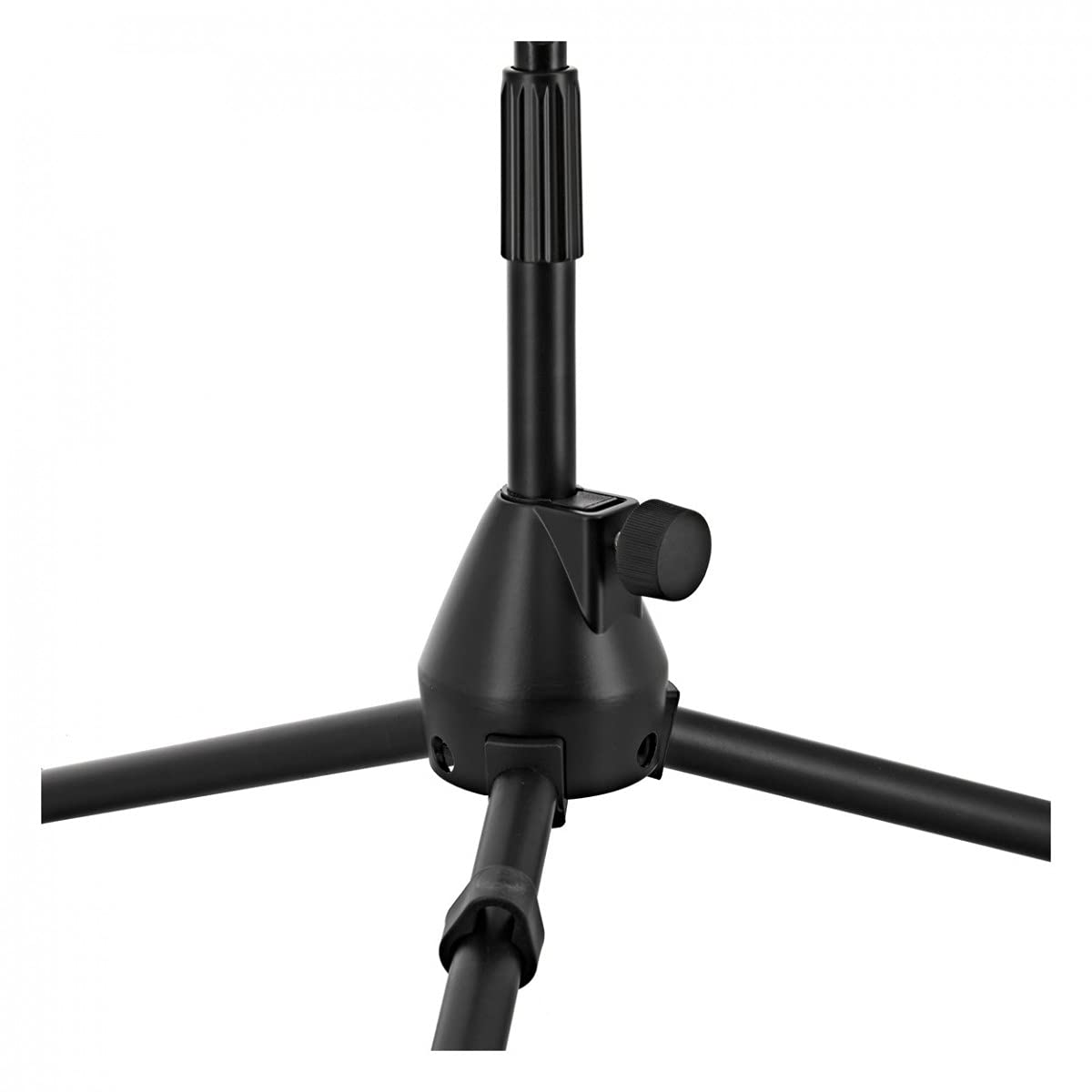 Soporte de micrófono bajo con brazo extensible de Gear4music | Perfecto para bombos y caisson de guitarra, base de trípode estable antideslizante, brazo telescópico flexible