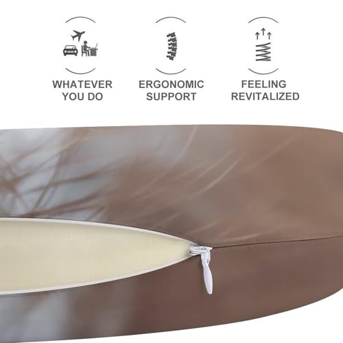 Almohada de espuma viscoelástica para viaje tamaño único miniatura 5