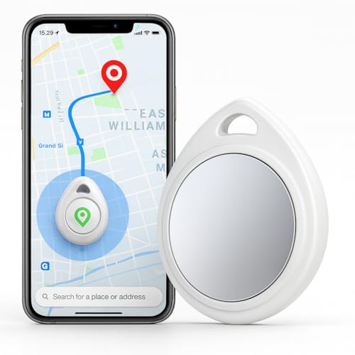 Localizador GPS de Objetos – Try&GETFUN - [Solo iOS] - Llavero GPS - Localiza Coche, Maletas, Mascotas - Mini Chip Rastreador - Ideal Viajes, Seguridad Familiar, Objetos Personales. LagrimaB