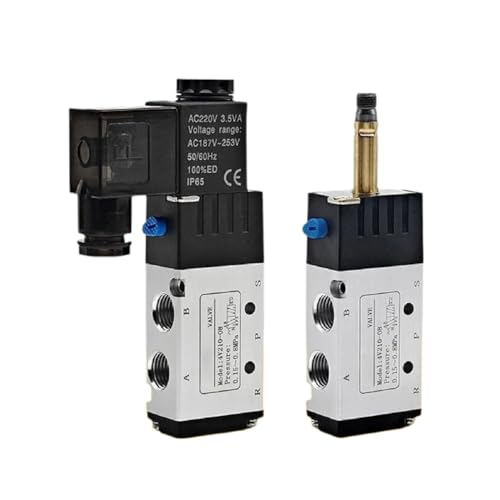 Vanne solénoïde 4V210-08 haute précision pour manifold pneumatique - 2