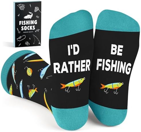 VICRAZY Presentes de pesca para homens, presentes de pesca engraç...