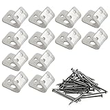 DGHAOP 12pcs Sofa Couch Spring Buckle Connectors 5 Holes Snake Spring Buckle for Sofa/Chair/Couch/Bed Spring Clips Repair Parts