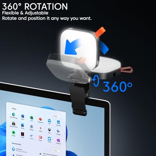 Image of Sounce LED Video Light with 2000mAh Rechargeable Battery | 3 Colour Modes | 360 Rotation | Magnetic Absorption | Camera & Tripod Mountable | for Photography, Live Streaming & Makeup