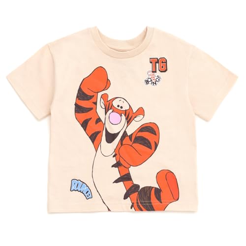 Disney Winnie the Pooh Toddler Boys' 2-Pack T-Shirts Tigger Blue Peach 2T - image 4