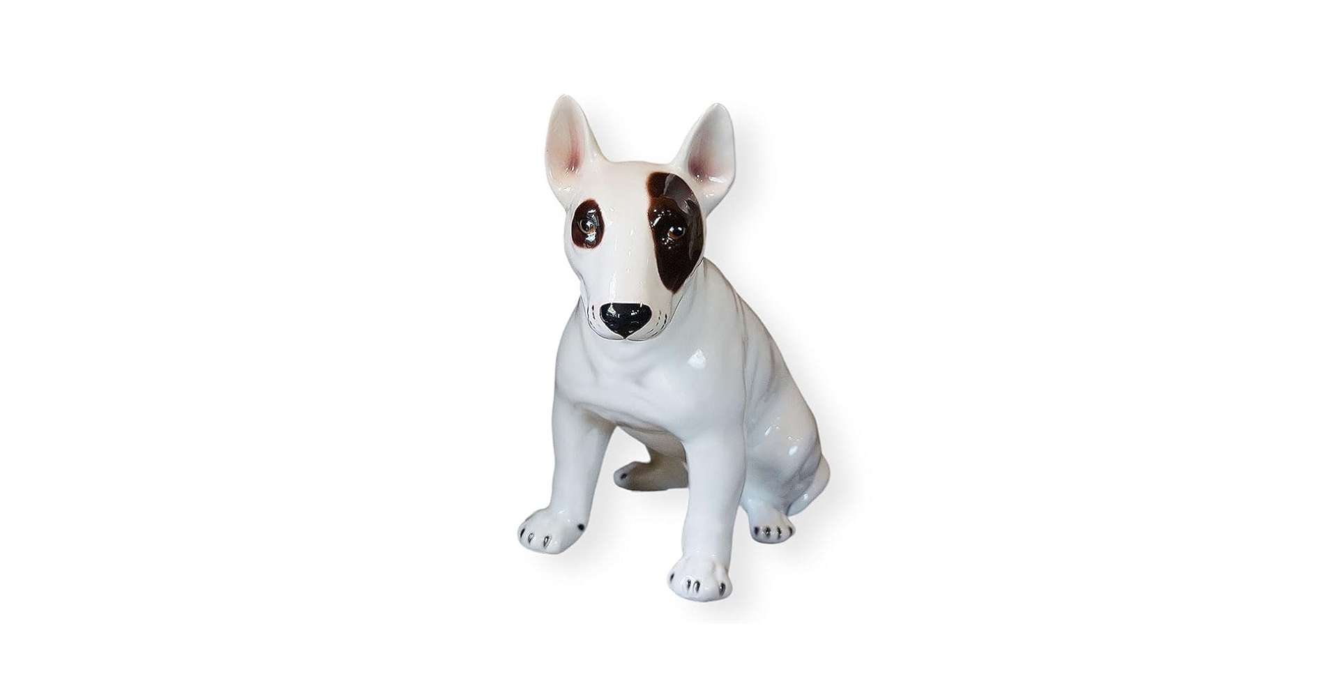 犬置き物　陶器製 マルチーズ陶器製犬のお置物R7850 : 昭和レトロ食器雑貨通販