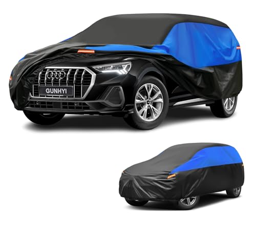 GUNHYI Autoabdeckung Winter Vollgarage Auto Abdeckplane Staubdicht Wasserdicht Autohülle Autoplane Car Cover