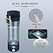 GOSOIT Hydrogen Water Bottle Hydrogen Alkaline Water Generator Ionizer Hydrogne Water Maker Machine Rechargeable and Portable with SPE and PEM Technology (Royal Blue)