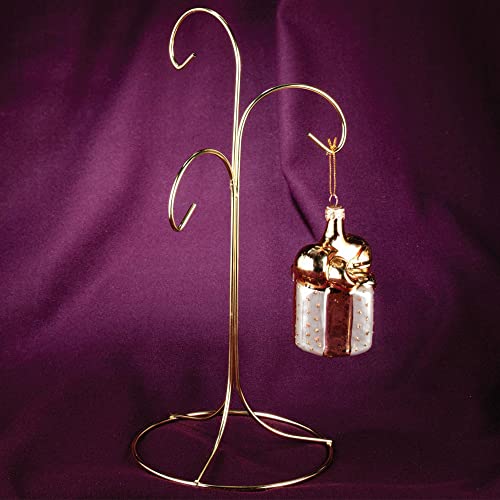 image for TRIPAR Durable Brass Plated 3 Arm Spiral Ornament Display Stand for Ho