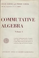 Commutative Algebra. Vol. 1. B000MGVPBU Book Cover
