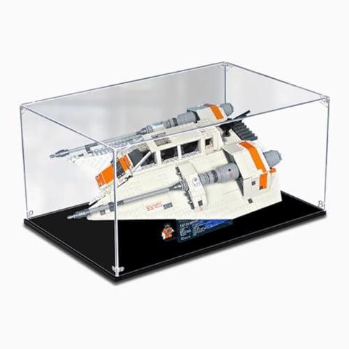 Transparente Acryl-Vitrine für Lego 75144 Schnee-fliegende Autos, staubdichte Vitrine (Modell nicht im Lieferumfang enthalten) (3 mm)