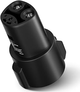J1772 to Tesla Adapter, 80AMP 250VAC Tesla Charger Adapter for Tesla Model 3/Y/X/S, [Safety Certified] J1772 to Tesla Charging Adapter, Fast Charging, Optimal Fit, Easy Setup [Only for Tesla Owners]
