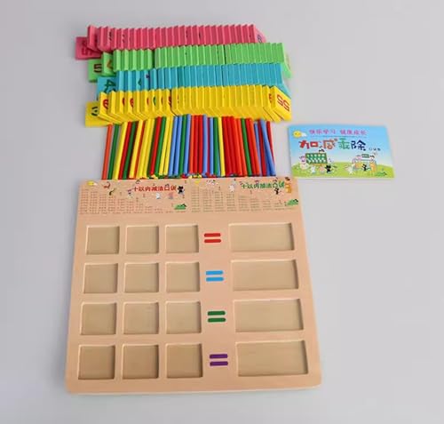 Montessori Wooden Domino Math Toys miniatura 5