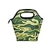 Eslifey Nadruk kamuflażowy chłodnica ciepła sakiewka torby na lunch do szkoły pracy przenośne torebki na posiłki pojemnik na żywność torba na piknik