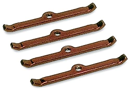 Image of Moroso 68505 Valve Cover Hold Downs, Fits Small Block Chevy Perimeter Bolt Heads, Red
