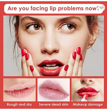 Organic & Vegan Lip Hydration Masks With Collagen, Hyaluronic Acid & Aloe Vera - Allergen Friendly, Gluten, Sulfate & Paraben Free - Plumps The Lips - Prevents & Reduces Fine Lines And Wrinkles (5Pcs) #TOP1