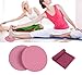 Lot de 2 genouillères de yoga et 1 serviette antidérapante, genouillères de yoga confortables, coussin d'équilibre pour protéger les genoux, les chevilles, les coudes et les mains