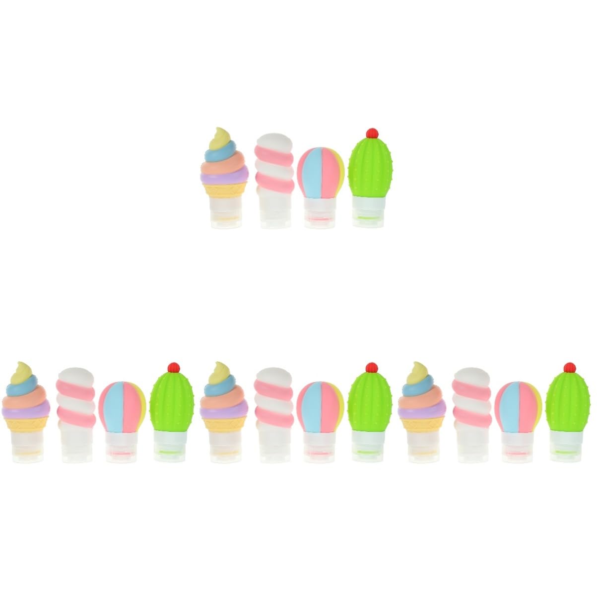 DECHOUS 4 Set Bottiglie di Ketchup Comprimibili Bottles Bottles da Viaggio Comprimibili Bottle Dispenser per Condimenti per Pentole Specchio Convesso Infrangibile Supporto da 4 Pezzi * 4