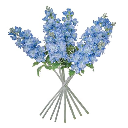 Delphinium Artificial Flowers for Home Decor