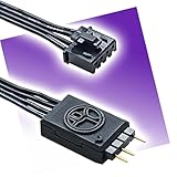 G MAJOR TECH Standard 3-Pin ARGB Adapter for NZXT RGB and Fan Controller, HUE+ and HUE 2, RGB Core, N5 and N7 Motherboard