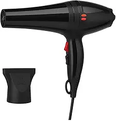 Secador de Cabelo Profissional 3200W | Motor Potente, 3 Temperaturas, Frio/Inverno | Design Moderno Ideal para Salões e Uso Doméstico ‍ Voltagem 110/220 Volts