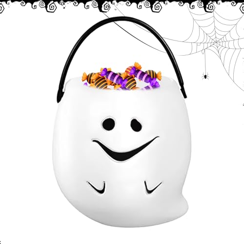 Secchielli Halloween Per Bambini - Secchiello Retrò Vintage,Contenitore Festivo Creativo 6 Pezzi Per Decorazioni Feste Riunioni Attività All Aperto Viaggio Compleanni