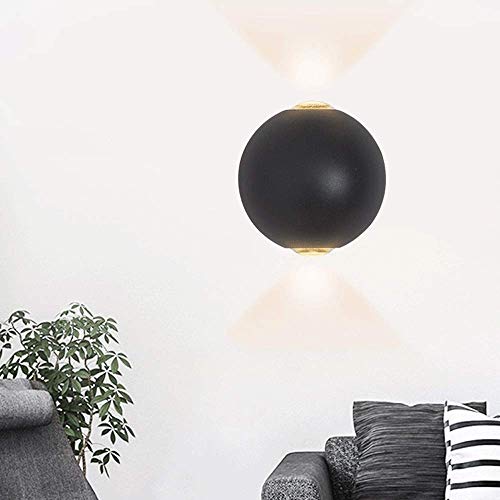 Wall sconce LED 10W éclairage bidirectionnel haut bas en aluminium durable - 4
