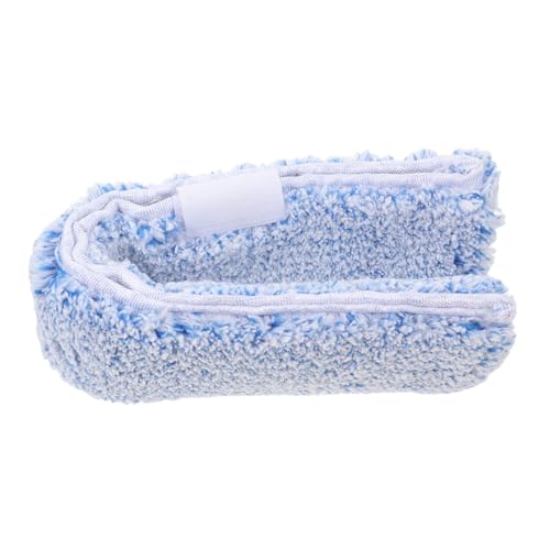 DONFAMDS Cabezal De Recambio para Limpiador De Ventanas 35 Cm, Almohadilla De Microfibra Reutilizable, Herramienta Limpiadora Multifuncional para Hogar y Coche, Uso Espejos y Cristales, 1 Unidad