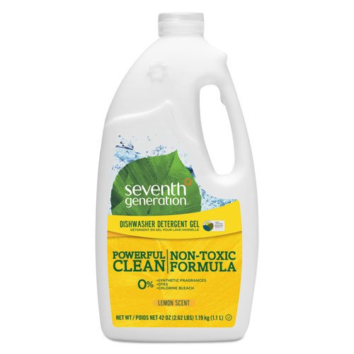 Seventh Generation Lemon Scented Automatic Dishwasher Gel (6x45 OZ) (Value Bulk Multi-pack)U.S. EPA Safer Choice