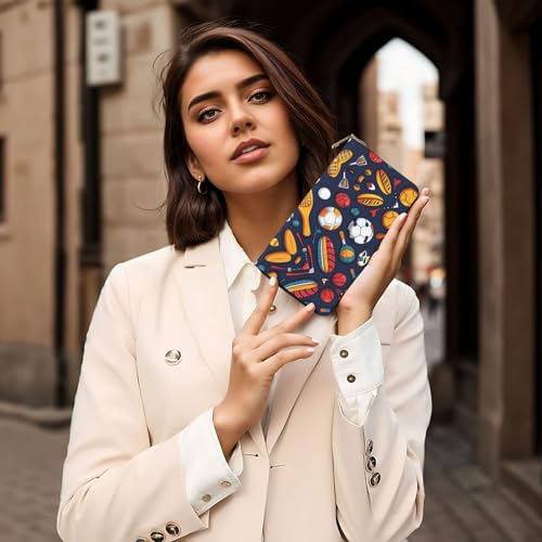 Cartera de mano para equipo deportivo con espacio para móvil y llaves 7