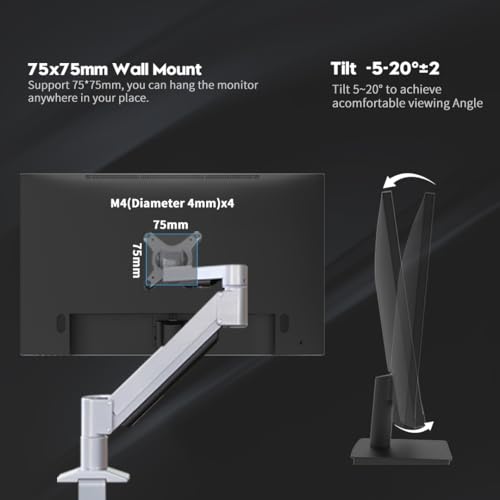 Image of Viewedge 27 inch Monitor 2560 x 1440p 75hz IPS Computer Monitor QHD with HDMI, DP and Wall Mountable | Eye Protection 2K Monitor for Working and Gaming
