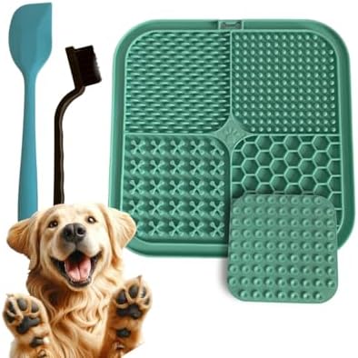 Tapete Silicone Pet Lambedor Para Cães Gatos com Ventosa - Lamber...