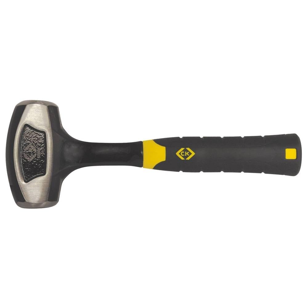 C.K 357005 Martello da falegname antivibrazione in acciaio forgiato in un unico pezzo 1361 g