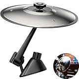 Car Crash Cymbal， 2025 New Model Car Cymbal Air Vent， Suitable For Car Decoration, Designed For Music Lovers, Make Your Driving More Interesting， And Applicable To Various Car Models （Silver）