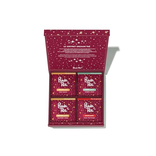 Coffret cadeau thé & tisane de bio Panda Tea : assortiment infusions gourmands hiver
