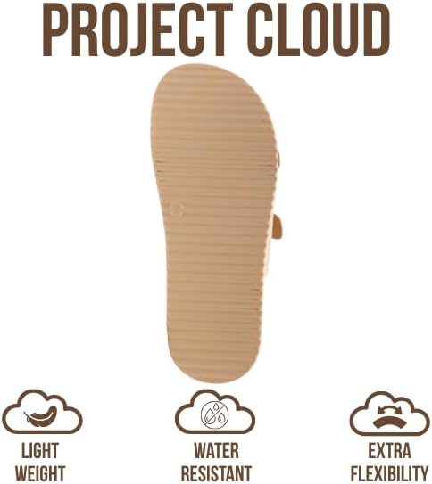 Project Cloud Platform Sandals Women - Plush & Soft Insole Wedge Slides for Women Footwear - Beach Essential Wedge Sandals for Women 2026 (Softy) - Image 4