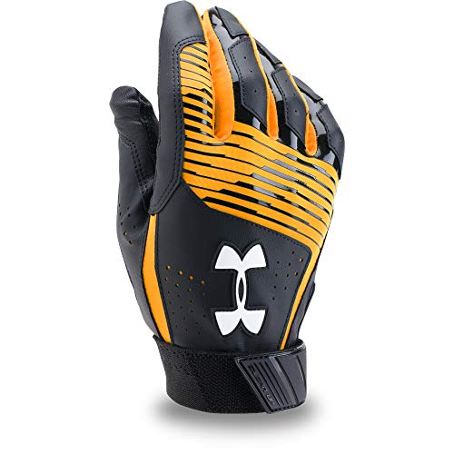 Under Armour Men's Clean Up Baseball Batting Gloves, Steeltown Gold (750)/Steeltown Gold, Medium