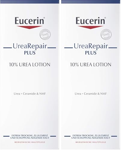 Eucerin UreaRepair plus 10% Urea Lotion, 400 ml Loción, El embalaje puede variar (Paquete de 2)